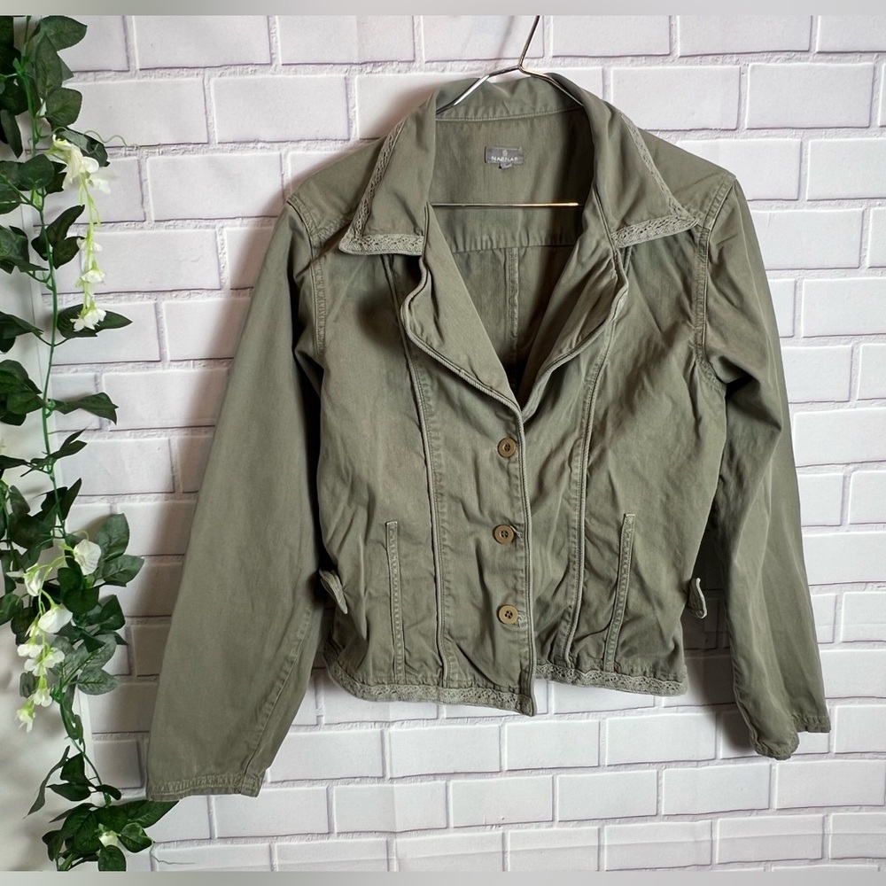 NAFNAF big girls Olive Green Jacket/size L